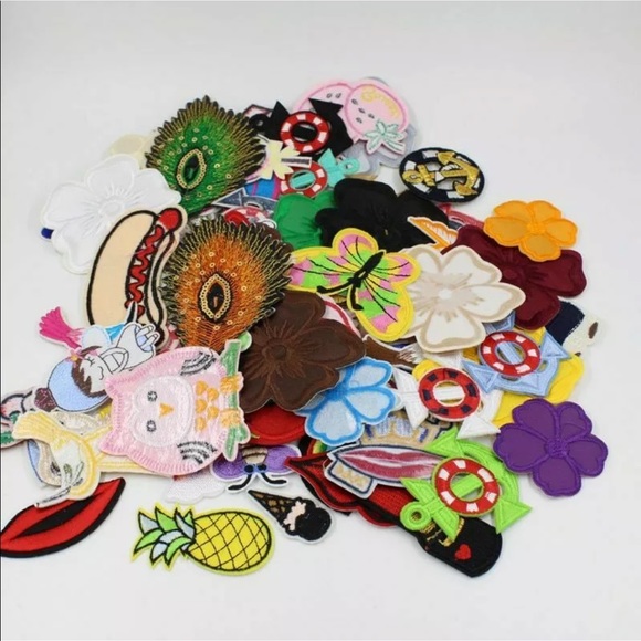 30CHILDREN CLOTHES PATCHES RANDOM APPLIQUE PATCH - Picture 5 of 8